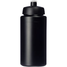 Load image into Gallery viewer, Baseline® Plus grip 500 ml sports lid sport bottle — Black (front)