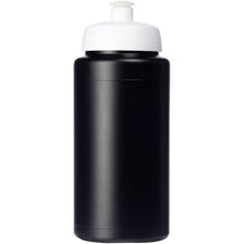 Load image into Gallery viewer, Baseline® Plus grip 500 ml sports lid sport bottle — Black / White (front)