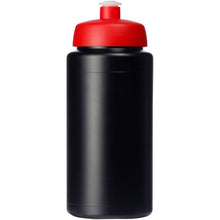 Load image into Gallery viewer, Baseline® Plus grip 500 ml sports lid sport bottle — Black / Red (front)