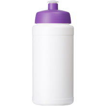 Load image into Gallery viewer, Baseline® Plus 500 ml bottle with sports lid — White / Purple (front)
