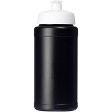 Load image into Gallery viewer, Baseline® Plus 500 ml bottle with sports lid — Black / White (front)