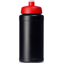 Load image into Gallery viewer, Baseline® Plus 500 ml bottle with sports lid — Black / Red (front)