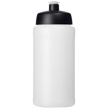 Load image into Gallery viewer, Baseline® Plus 500 ml bottle with sports lid — Transparent / Black (front)