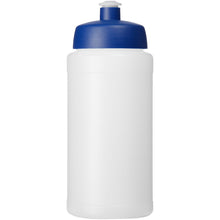 Load image into Gallery viewer, Baseline® Plus 500 ml bottle with sports lid — Transparent / Blue (front)