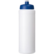 Load image into Gallery viewer, Baseline® Plus grip 750 ml sports lid sport bottle — White / Blue (front)