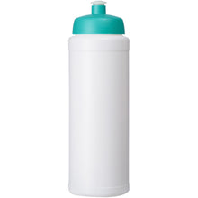 Load image into Gallery viewer, Baseline® Plus grip 750 ml sports lid sport bottle — White / Aqua (front)
