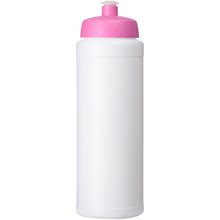 Load image into Gallery viewer, Baseline® Plus grip 750 ml sports lid sport bottle — White / Pink (front)