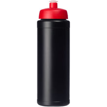 Load image into Gallery viewer, Baseline® Plus grip 750 ml sports lid sport bottle — Black / Red (front)