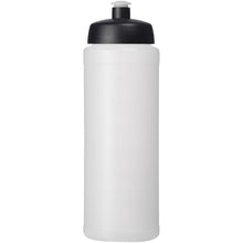 Load image into Gallery viewer, Baseline® Plus grip 750 ml sports lid sport bottle — Transparent / Black (front)