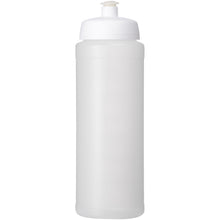 Load image into Gallery viewer, Baseline® Plus grip 750 ml sports lid sport bottle — Transparent / White (front)