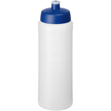 Load image into Gallery viewer, Baseline® Plus grip 750 ml sports lid sport bottle — Transparent / Blue