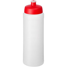 Load image into Gallery viewer, Baseline® Plus grip 750 ml sports lid sport bottle — Transparent / Red