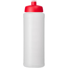 Load image into Gallery viewer, Baseline® Plus grip 750 ml sports lid sport bottle — Transparent / Red (front)