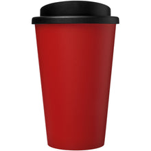 Load image into Gallery viewer, Americano® Recycled 350 ml insulated tumbler — Red / Black (front)