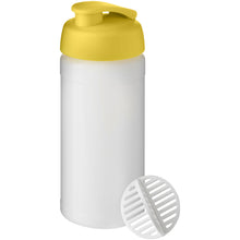 Load image into Gallery viewer, Baseline Plus 500 ml shaker bottle — Yellow / Frosted Clear
