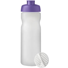 Load image into Gallery viewer, Baseline Plus 650 ml shaker bottle — Purple / Frosted Clear (front)