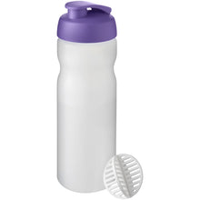 Load image into Gallery viewer, Baseline Plus 650 ml shaker bottle — Purple / Frosted Clear