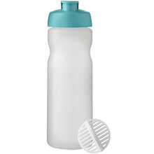 Load image into Gallery viewer, Baseline Plus 650 ml shaker bottle — Aqua / Frosted Clear (front)