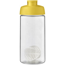 Load image into Gallery viewer, H2O Active® Bop 500 ml shaker bottle — Yellow / Transparent (front)