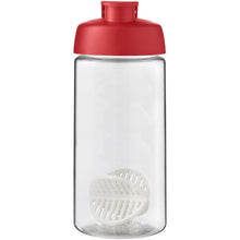 Load image into Gallery viewer, H2O Active® Bop 500 ml shaker bottle — Red / Transparent (front)