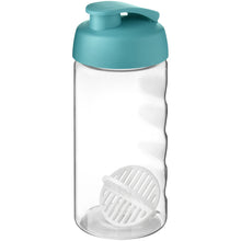 Load image into Gallery viewer, H2O Active® Bop 500 ml shaker bottle — Aqua blue / Transparent