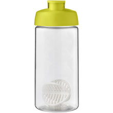 Load image into Gallery viewer, H2O Active® Bop 500 ml shaker bottle — Lime / Transparent (front)