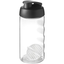 Load image into Gallery viewer, H2O Active® Bop 500 ml shaker bottle — Black / Transparent
