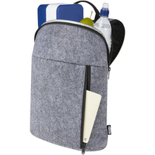 Load image into Gallery viewer, Felta GRS recycled felt cooler backpack 7L — Medium grey (detail)