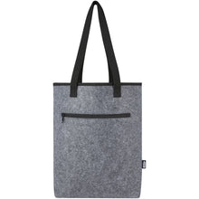 Load image into Gallery viewer, Felta GRS recycled felt cooler tote bag 12L — Medium grey (front)