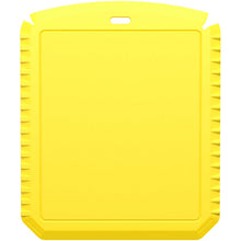 Load image into Gallery viewer, Thrym rectangular recycled plastic ice scraper — Yellow (front)