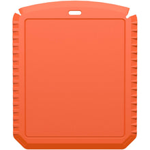 Load image into Gallery viewer, Thrym rectangular recycled plastic ice scraper — Orange (front)