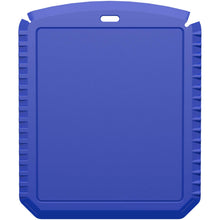 Load image into Gallery viewer, Thrym rectangular recycled plastic ice scraper — Blue (front)
