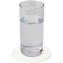Load image into Gallery viewer, Lumin round coaster — White (detail 2)
