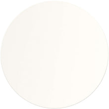 Load image into Gallery viewer, Lumin round coaster — White (front)
