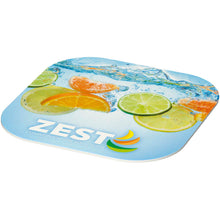 Load image into Gallery viewer, Lumin square coaster — White (detail)