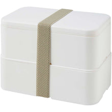 Load image into Gallery viewer, MIYO POP 700+700 ml double layer lunch box — White