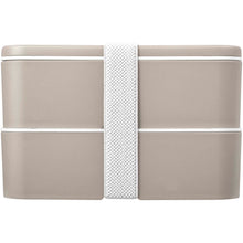 Load image into Gallery viewer, MIYO POP 700+700 ml double layer lunch box — Sandstone (front)