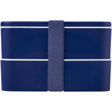 Load image into Gallery viewer, MIYO POP 700+700 ml double layer lunch box — Blue (front)