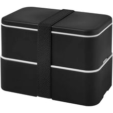 Load image into Gallery viewer, MIYO POP 700+700 ml double layer lunch box — Black