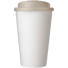 Load image into Gallery viewer, Brite-Americano® POP 350 ml insulated tumbler with spill-proof lid — Sandstone (front)