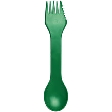 Load image into Gallery viewer, Epsy 3-in-1 spoon, fork, and knife — Green (front)