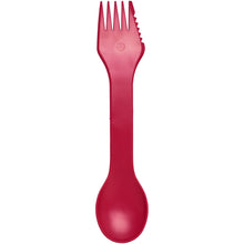 Load image into Gallery viewer, Epsy 3-in-1 spoon, fork, and knife — Magenta (front)