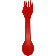 Load image into Gallery viewer, Epsy 3-in-1 spoon, fork, and knife — Red (back)