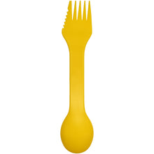 Load image into Gallery viewer, Epsy 3-in-1 spoon, fork, and knife — Yellow (back)