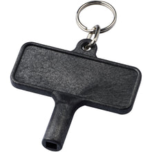 Load image into Gallery viewer, Largo plastic radiator key with keychain — Black