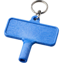 Load image into Gallery viewer, Largo plastic radiator key with keychain — Blue