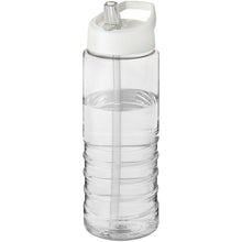 Load image into Gallery viewer, H2O Active® Treble 750 ml spout lid sport bottle — Transparent / White