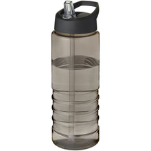 Load image into Gallery viewer, H2O Active® Treble 750 ml spout lid sport bottle — Charcoal / Black