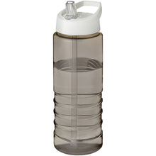 Load image into Gallery viewer, H2O Active® Treble 750 ml spout lid sport bottle — Charcoal / White