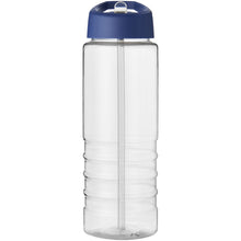 Load image into Gallery viewer, H2O Active® Treble 750 ml spout lid sport bottle — Transparent / Blue (front)